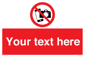 Custom No filming or photography